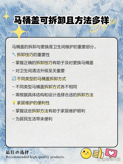 如何轻松拆卸纳蒂兰卡马桶盖：实用指南与维护技巧