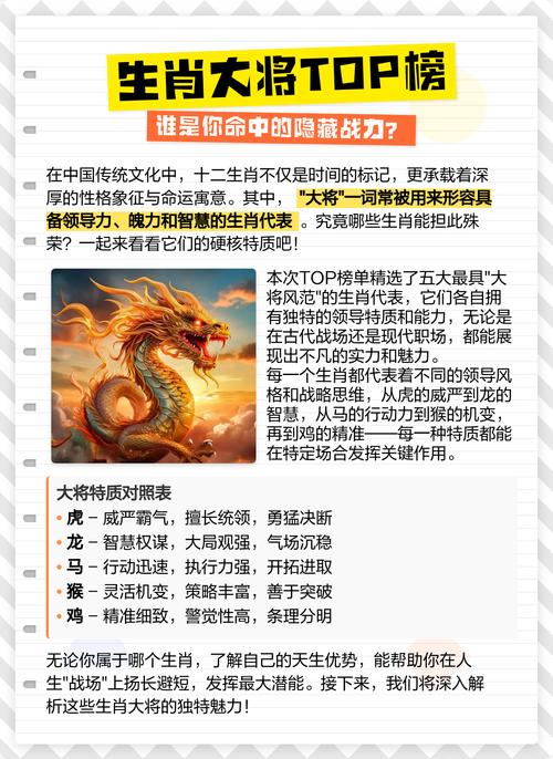 大将无帅找小组猜一生肖: 大将无帅找小组是什么生肖,精选词语释义剖析