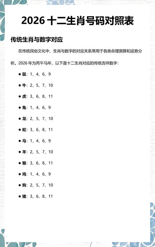 十二生肖对应49个号码: 十二生肖对应的49个数字,精选词语释义剖析