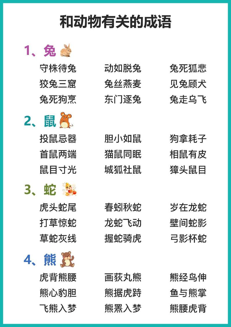 世界最温顺的动物: 最温顺的动物打一动物,精选词语释义剖析